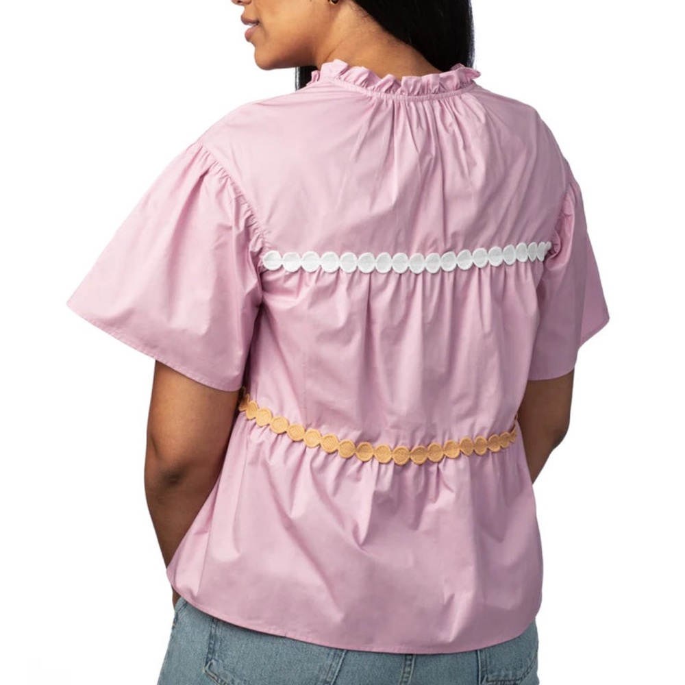 Crosby by Mollie Burch Ellis Mulberry Top, Size Medium - Picture 4 of 14